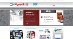 Desktop Screenshot of multigraphic.com.ar
